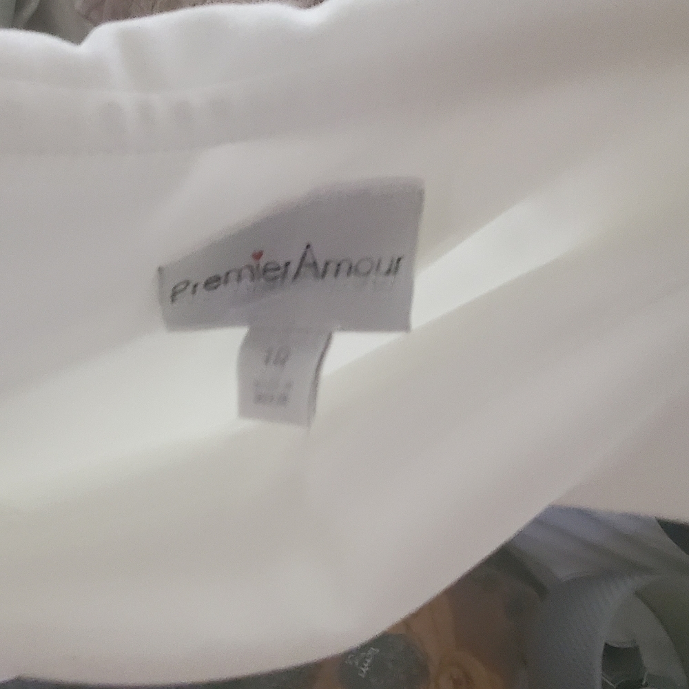 White high low dress